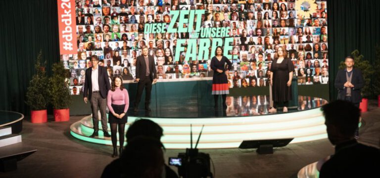 Der erste digitale Parteitag der Grünen