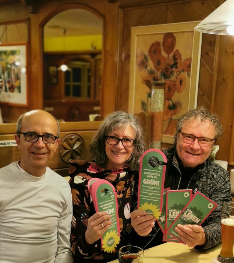 Haustürwahlkampf am Sturzkopf